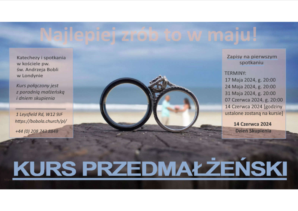plakat - kurs małżeński maj 2024